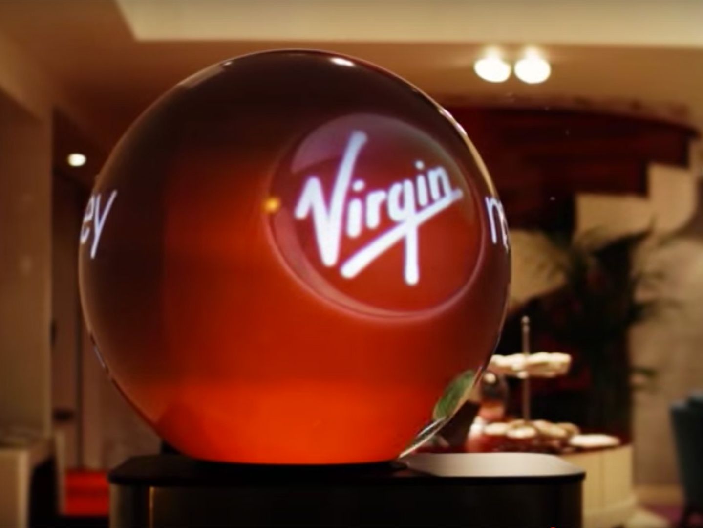 Projection Mapping Sphere Idea Innovations Virgin Money 2